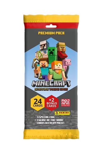 Carte Panini - Minecraft - Fat Pack 24 Cartes   2 Cartes El